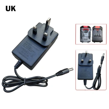 Bộ sạc pin Lithium YUNAUN 21V sạc nhanh, đa năng US/EU/UK/AU, công cụ nguồn 1A 3