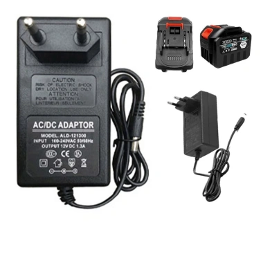 Bộ sạc pin Lithium YUNAUN 21V sạc nhanh, đa năng US/EU/UK/AU, công cụ nguồn 1A 9