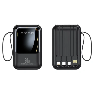 Bộ sạc pin mini 20.000mAh/10.000mAh sạc nhanh, dung lượng lớn, kèm đa dạng dây sạc - XM212 chỉ 95.475 VND