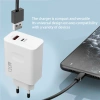 Bộ sạc siêu nhanh USB-C 120W EU US UK Du lịch đa năng 2 cổng PD67W+QC3.0 kèm cáp 7