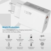 Bộ sạc siêu nhanh USB-C 120W EU US UK Du lịch đa năng 2 cổng PD67W+QC3.0 kèm cáp 8