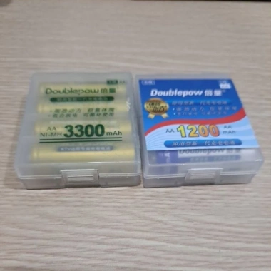 Bộ sạc thông minh Doublepow tự động ngắt khi pin đầy, sạc AA/AAA 1.200mA-3.300mA 140k 9