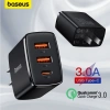 Bộ sạc USB Baseus 30W QC3.0 PD3.0 Type-C - Sạc nhanh iPhone 15 Pro Max & Samsung, giá chỉ 359.000₫