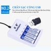 Bộ sạc USB Pin sạc 1.2V AA/AAA cho mic không dây, camera, điều khiển đồ chơi - 24.000₫ 5
