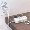 Bộ sạc USB treo tường 66W PD – 4 cổng USB Type‑C EU, chuyển đổi trung tâm, mở rộng ổ cắm 2