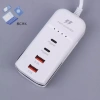 Bộ sạc USB treo tường 66W PD – 4 cổng USB Type‑C EU, chuyển đổi trung tâm, mở rộng ổ cắm 7