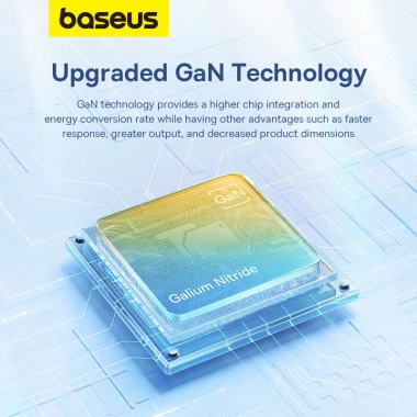 Bộ sạc USB Type C Baseus 65W GaN sạc nhanh cho laptop và tablet - Giá chỉ 428.693₫ 7