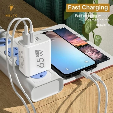 Bộ sạc USB Type-C PD 65W cho Huawei, Tablet - Chuyển đổi nguồn du lịch nhanh