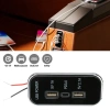 Bộ sạc xe hơi 12/24V PD Type-C 2.1A/1A USB kép cho xe máy, ATV, RV - Giá 76.340đ 2