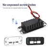 Bộ sạc xe hơi 12/24V PD Type-C 2.1A/1A USB kép cho xe máy, ATV, RV - Giá 76.340đ 6