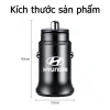 Bộ sạc xe hơi 2 cổng USB sạc nhanh 12-24V cho Hyundai Creta, Accent, Kona, I10, Elantra, I20, Tucson, SantaFe, Sonata - 130.900 VND 2