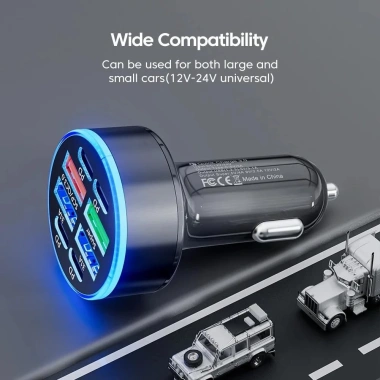 Bộ sạc xe hơi Elough 8 cổng 100W 4 USB và 4 Type C sạc nhanh, giá 88.000₫ 3 Bộ sạc xe hơi Elough 8 cổng 100W 4 USB và 4 Type C sạc nhanh, giá 88.000₫ 3