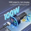 Bộ sạc xe hơi Elough 8 cổng 100W 4 USB và 4 Type C sạc nhanh, giá 88.000₫ 5