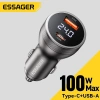 Bộ sạc xe hơi ESSAGER 100W Flash màn hình kỹ thuật số, hỗ trợ PD3.0 QC3.0 QC4.0 SuperVOOC VIVO - Giá 167.300₫ 2