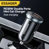 Bộ sạc xe hơi Essager 30W Type‑C FSAT PD QC3.0 cho Xiaomi, Samsung - Giá chỉ 106.700₫ 2