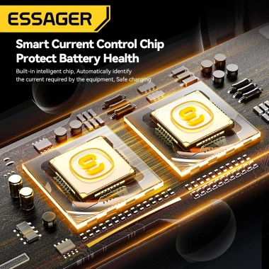 Bộ sạc xe hơi Essager 30W Type‑C FSAT PD QC3.0 cho Xiaomi, Samsung - Giá chỉ 106.700₫