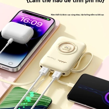 Bộ sạc YL8.552 20.000mAh/10.000mAh sạc nhanh pin mini, kèm đa dây, chỉ 99.000₫ 3 Bộ sạc YL8.552 20.000mAh/10.000mAh sạc nhanh pin mini, kèm đa dây, chỉ 99.000₫ 3