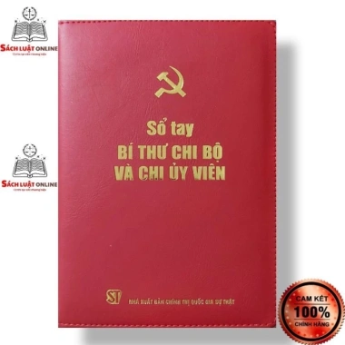 Bộ sổ công tác chi bộ giấy dày bìa cứng, in logo, giảm giá 327.000đ - Sổ chi bộ 3
