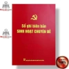 Bộ sổ công tác chi bộ giấy dày bìa cứng, in logo, giảm giá 327.000đ - Sổ chi bộ 4