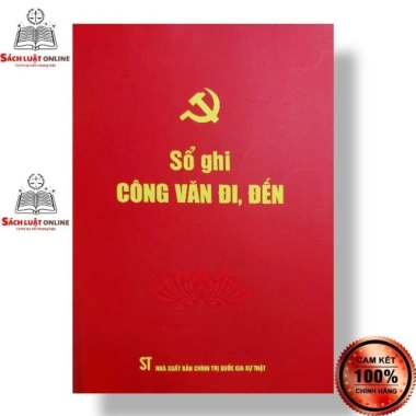 Bộ sổ công tác chi bộ giấy dày bìa cứng, in logo, giảm giá 327.000đ - Sổ chi bộ 5