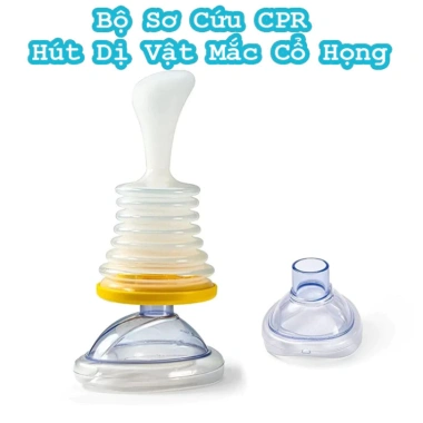 Bộ Sơ Cứu CPR Hút Dị Vật - Thiết Bị Ngăn Nghẹt Thở, Chống Hóc Cho Bé và Người Lớn, Giá Ưu Đãi 79.000 VNĐ