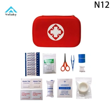 Bộ sơ cứu di động chống nước Velishy - Y tế khẩn cấp ký túc xá, cắm trại, đi bộ đường dài 10