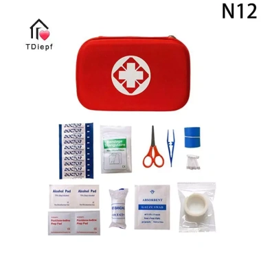 Bộ sơ cứu di động chống nước - Y tế khẩn cấp du lịch, ký túc xá, đi bộ, giá 82.830₫ 10