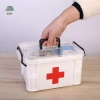 Bộ sơ cứu di động EKP - Hộp thuốc hai lớp, lưu trữ y tế khẩn cấp, tiện lợi gia đình, giảm 18%
