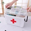 Bộ sơ cứu di động EKP - Hộp thuốc hai lớp, lưu trữ y tế khẩn cấp, tiện lợi gia đình, giảm 18% 3