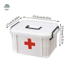 Bộ sơ cứu di động EKP - Hộp thuốc hai lớp, lưu trữ y tế khẩn cấp, tiện lợi gia đình, giảm 18% 5
