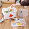 Bộ sơ cứu di động EKP - Hộp thuốc hai lớp, lưu trữ y tế khẩn cấp, tiện lợi gia đình, giảm 18% 6