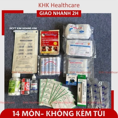 Bộ sơ cứu gia đình An tâm 14 món - Giá chỉ 224.500₫, không kèm túi, bảo vệ sức khỏe 2 Bộ sơ cứu gia đình An tâm 14 món - Giá chỉ 224.500₫, không kèm túi, bảo vệ sức khỏe 2