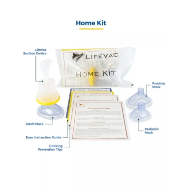 Bộ Sơ Cứu LIFEVAC Hút Dị Vật, Chống Nghẹt, Mặt Nạ Trẻ & Người Lớn, 440k