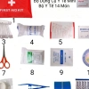 Bộ sơ cứu y tế 14 món, chống thấm nước, di động, phù hợp gia đình và du lịch - Giá chỉ 108.000 đồng 5