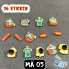 Bộ Sticker Charm 3D Tết 2.025 - Nhiều mẫu DIY gắn Dép Sục, Cá Sấu, 130.000 VNĐ 6
