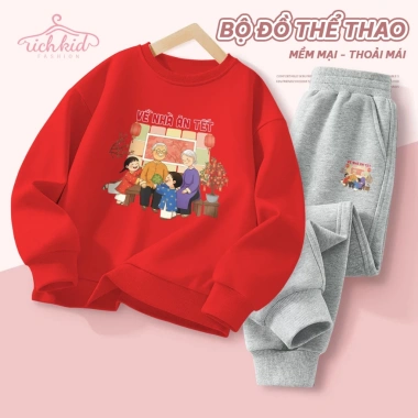 Bộ sweater nỉ da cá thu đông TẾT9 chống côn trùng, ấm áp, giữ nhiệt hiệu quả - 328.000₫ 6