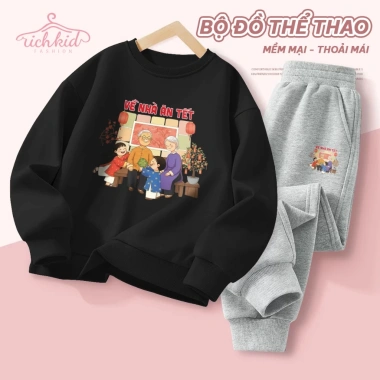 Bộ sweater nỉ da cá thu đông TẾT9 chống côn trùng, ấm áp, giữ nhiệt hiệu quả - 328.000₫ 8