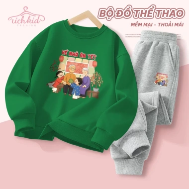 Bộ sweater nỉ da cá thu đông TẾT9 chống côn trùng, ấm áp, giữ nhiệt hiệu quả - 328.000₫ 9