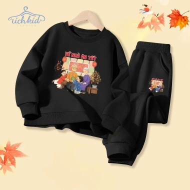 Bộ sweater nỉ da cá thu đông TẾT9 chống côn trùng, ấm áp, giữ nhiệt hiệu quả - 328.000₫ 10