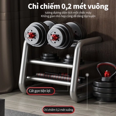 Bộ tạ đa năng OT99 40KG – Tạ tay, tạ đẩy, dụng cụ gym tập thon tay, giảm còn 155.000₫ 9 Bộ tạ đa năng OT99 40KG – Tạ tay, tạ đẩy, dụng cụ gym tập thon tay, giảm còn 155.000₫ 9