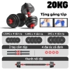 Bộ tạ tập gym đa năng cao cấp lắp ghép 10-40kg - Tập vai, tay, ngực - Giá chỉ 260k 10