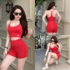 Bộ tập Gym ba lỗ Yoga nữ B02 - Mút nâng ngực, ôm body, thấm hút mồ hôi, tôn dáng mềm mát 7