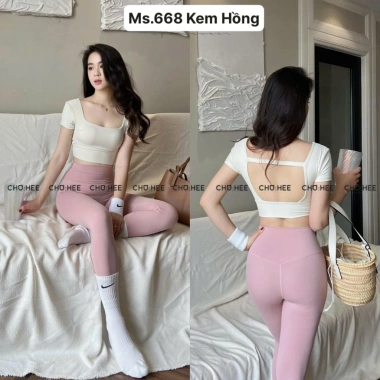 Bộ Tập Gym Yoga Pilates Pickleball Cao Cấp kèm Đệm Mút Liền - Giá ưu đãi 400.000đ 4