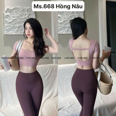 Bộ Tập Gym Yoga Pilates Pickleball Cao Cấp kèm Đệm Mút Liền - Giá ưu đãi 400.000đ 5