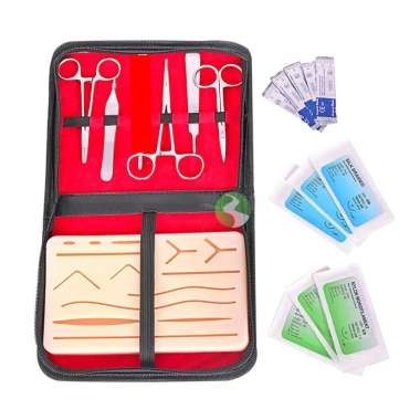 Bộ Tập Khâu Da Sinh Viên Y Khoa - Dao, Kéo, Kẹp, Chỉ Khâu Chuẩn Phòng Lab, Giá ưu đãi 319k 10 Bộ Tập Khâu Da Sinh Viên Y Khoa - Dao, Kéo, Kẹp, Chỉ Khâu Chuẩn Phòng Lab, Giá ưu đãi 319k 10
