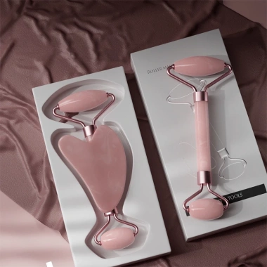 Bộ Thanh Lăn + Bảng Cạo Matxa Da Mặt Nâng Cơ Trẻ Hóa – Có Hộp, Giá 22.000₫ 2