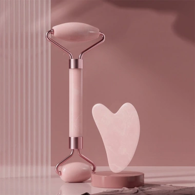 Bộ Thanh Lăn + Bảng Cạo Matxa Da Mặt Nâng Cơ Trẻ Hóa – Có Hộp, Giá 22.000₫ 6