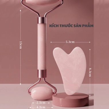 Bộ Thanh Lăn + Bảng Cạo Matxa Da Mặt Nâng Cơ Trẻ Hóa – Có Hộp, Giá 22.000₫ 9