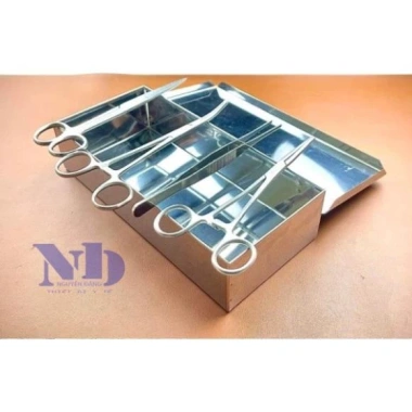 Bộ thay băng vết thương hộp inox - Dụng cụ y tế rửa vệ sinh gia đình, chỉ 150.000đ 2