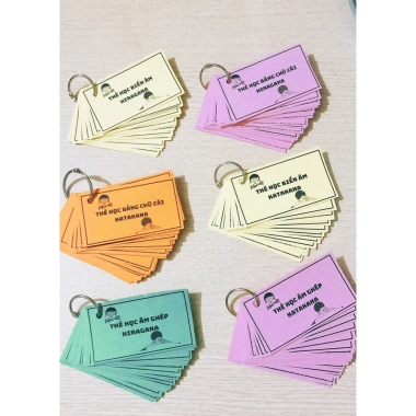 Bộ Thẻ Học Bảng Hiragana và Katakana - Chữ Cái Tiếng Nhật cho Người Mới Bắt Đầu, Giá 79,900 VND 2